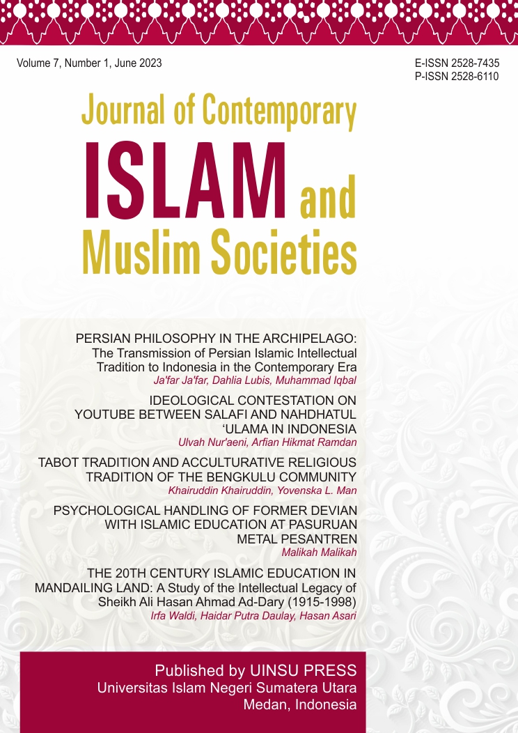 Journal of Contemporary Islam and Muslim Societies